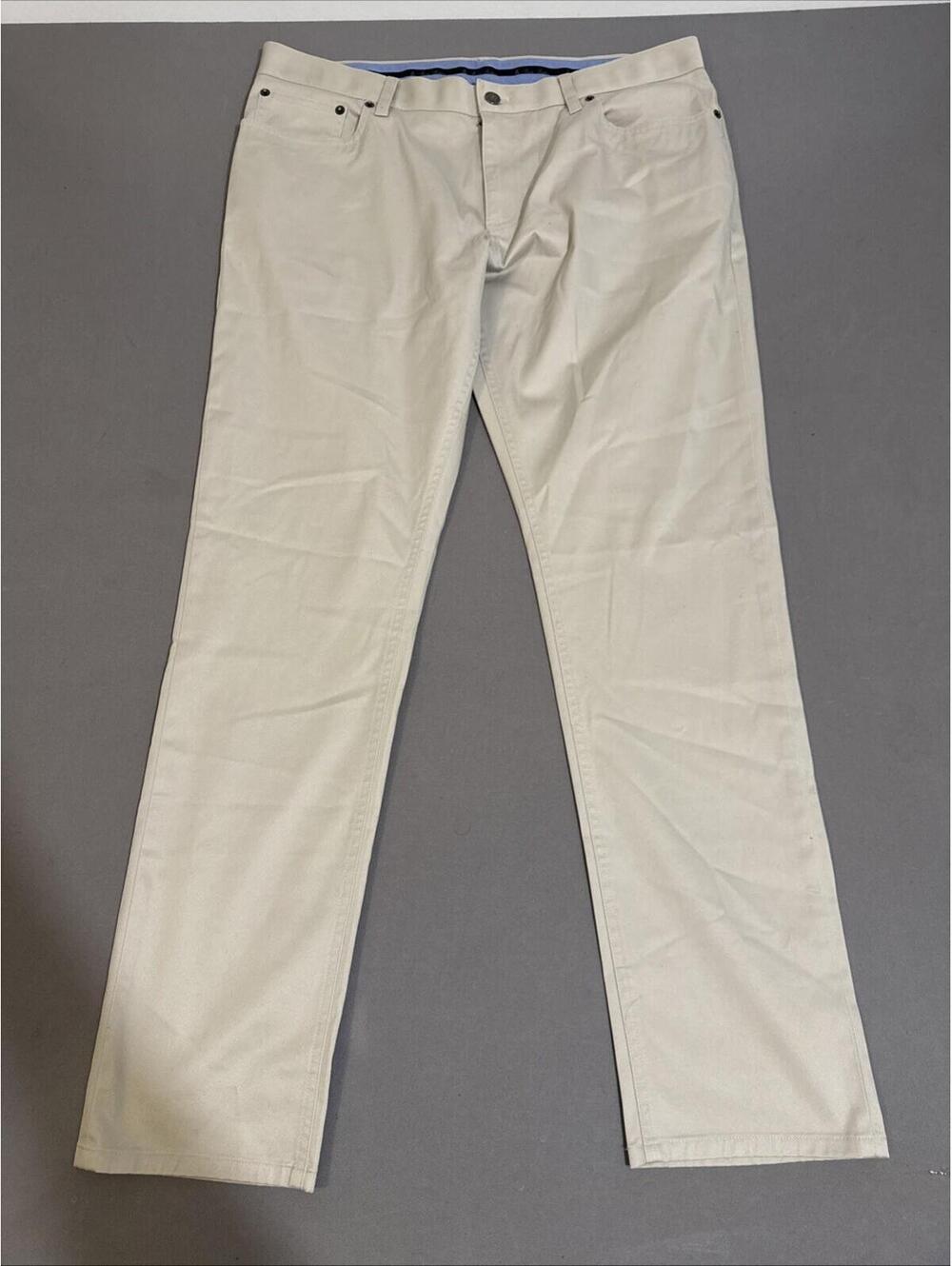 Brooks Brothers Beige Advantage Light Weight Stretch Chino Pants Men's 36 X 32